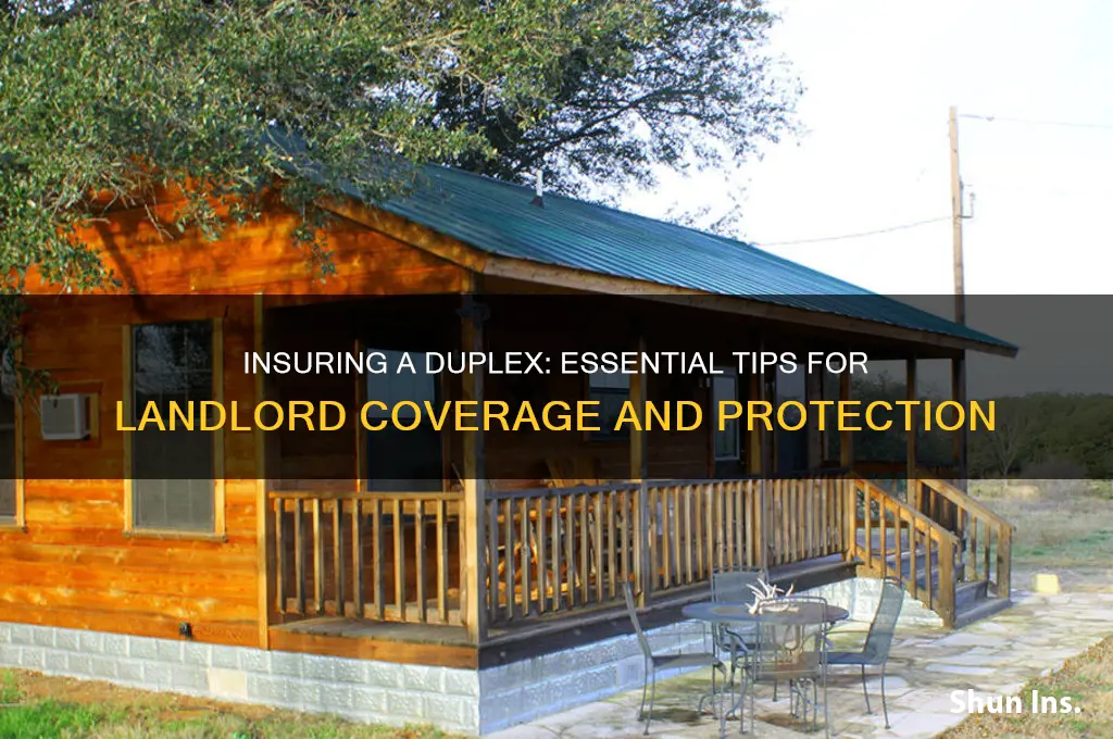 how do you insure a duplex