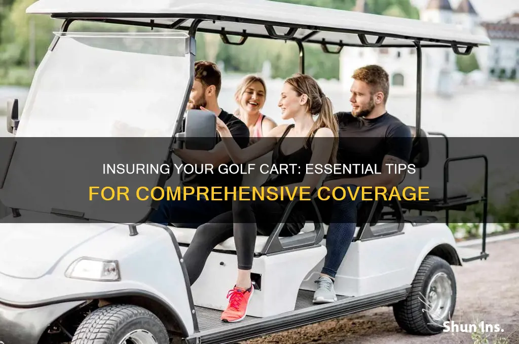 how do you insure a golf cart