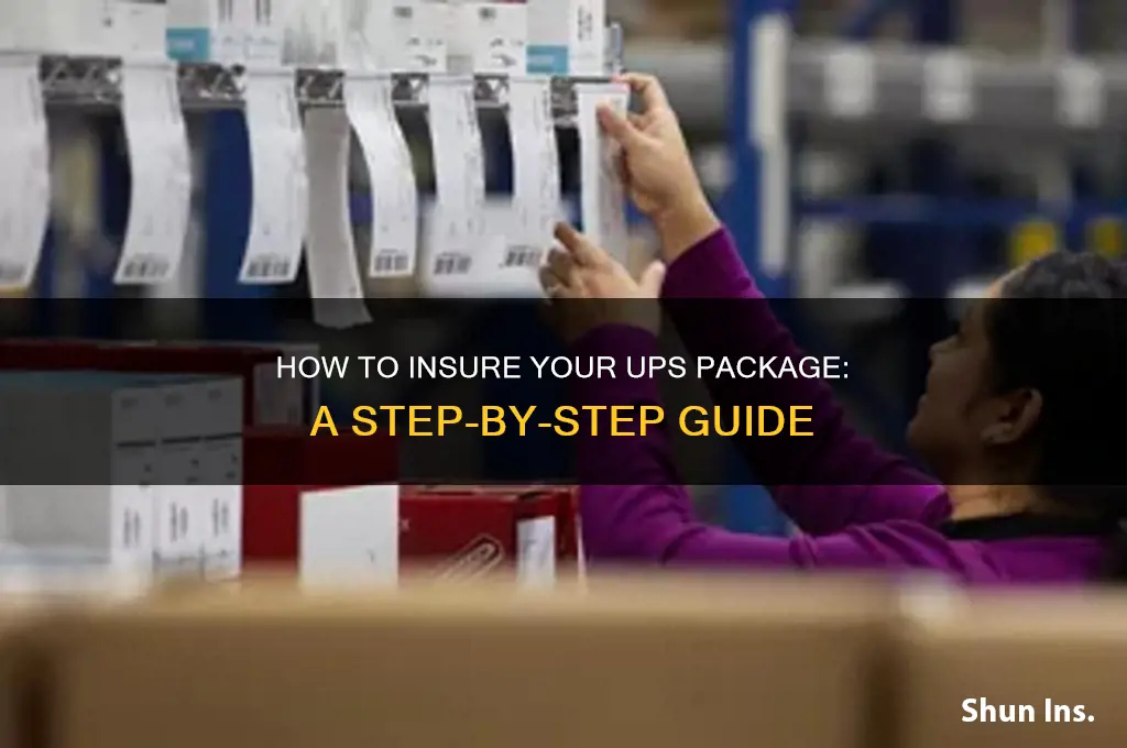 how do you insure a package with ups