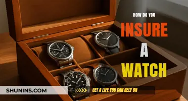 Securing Your Timepiece: A Comprehensive Guide to Insuring Your Watch