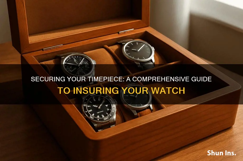 how do you insure a watch