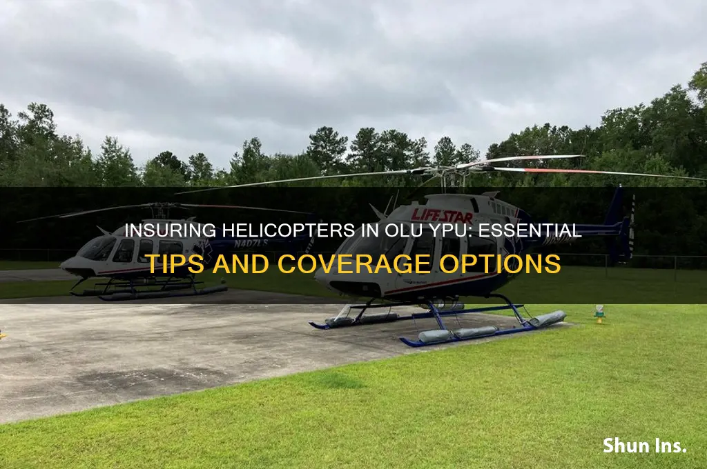 how do you insure helicopters in olu ypus