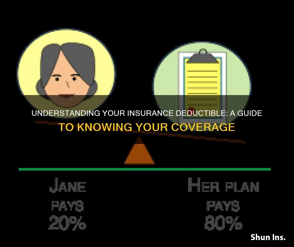 how do you know wht your insurance deductble is