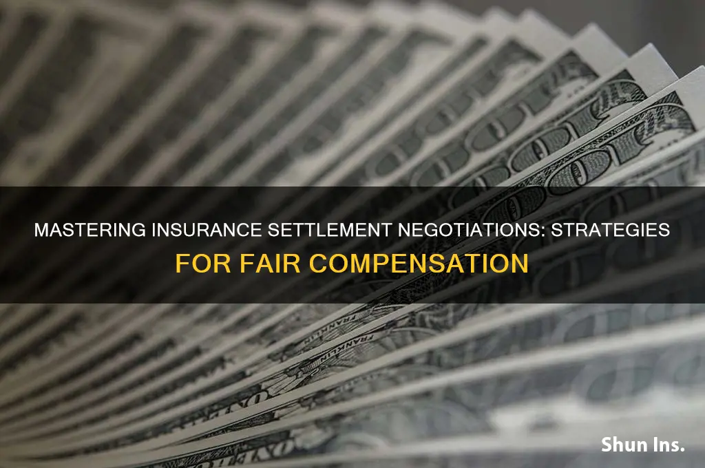 how do you negotiate an insurance settlement