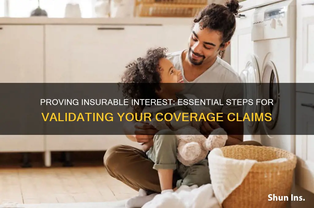 how do you prove insurable interest