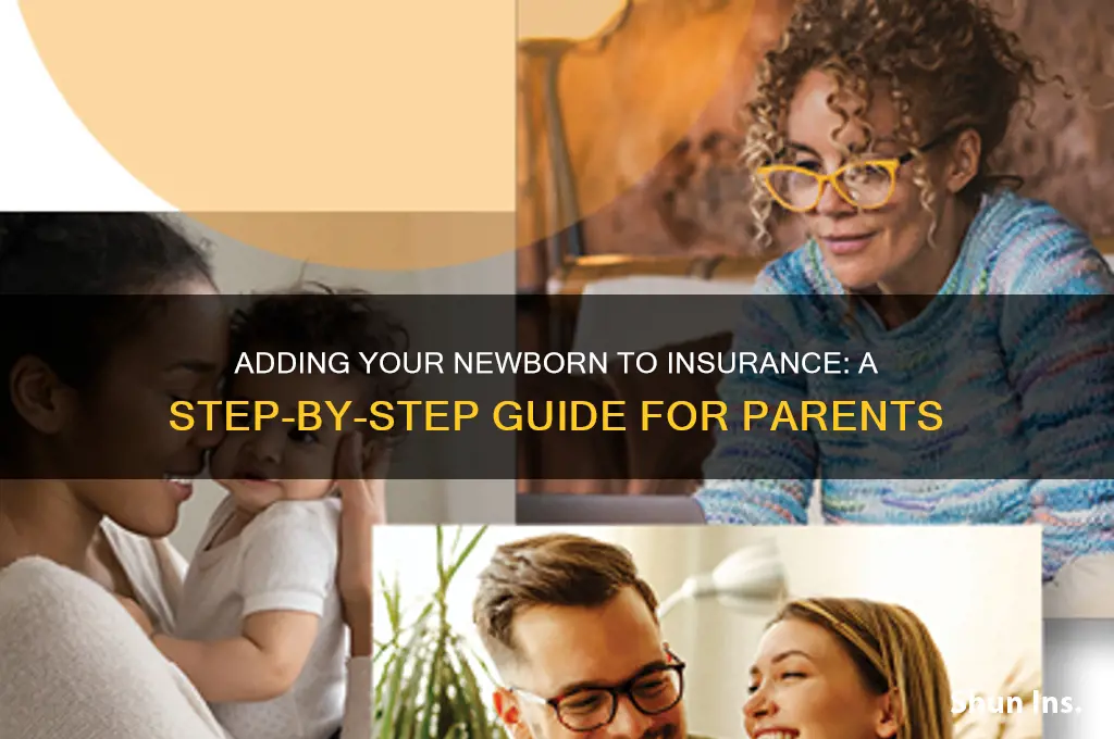 how do you put a new born on your insurance