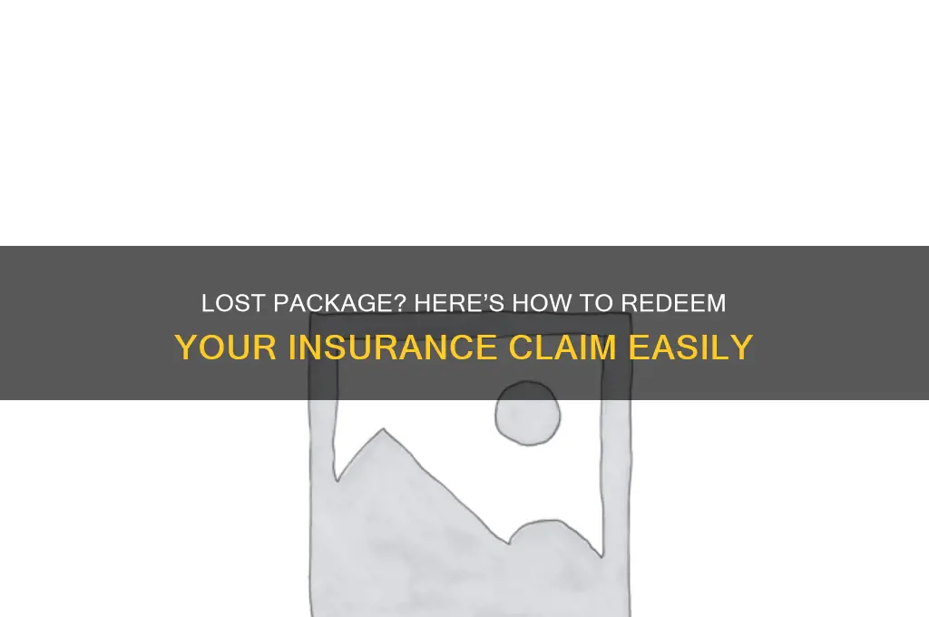how do you reedeem insurance on lost package