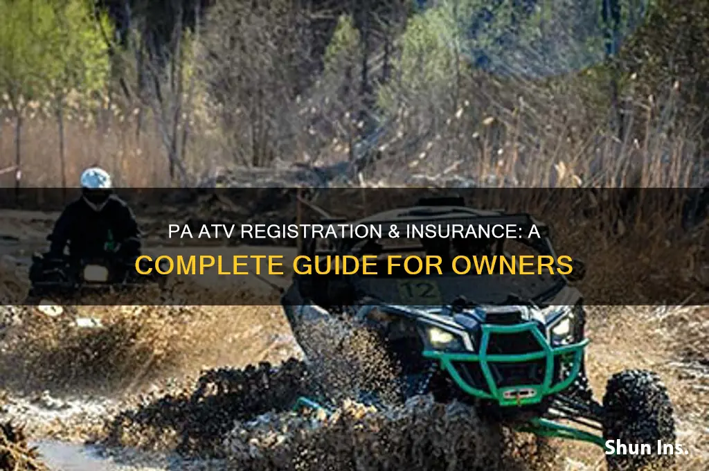 how do you register and insure an atv in pa