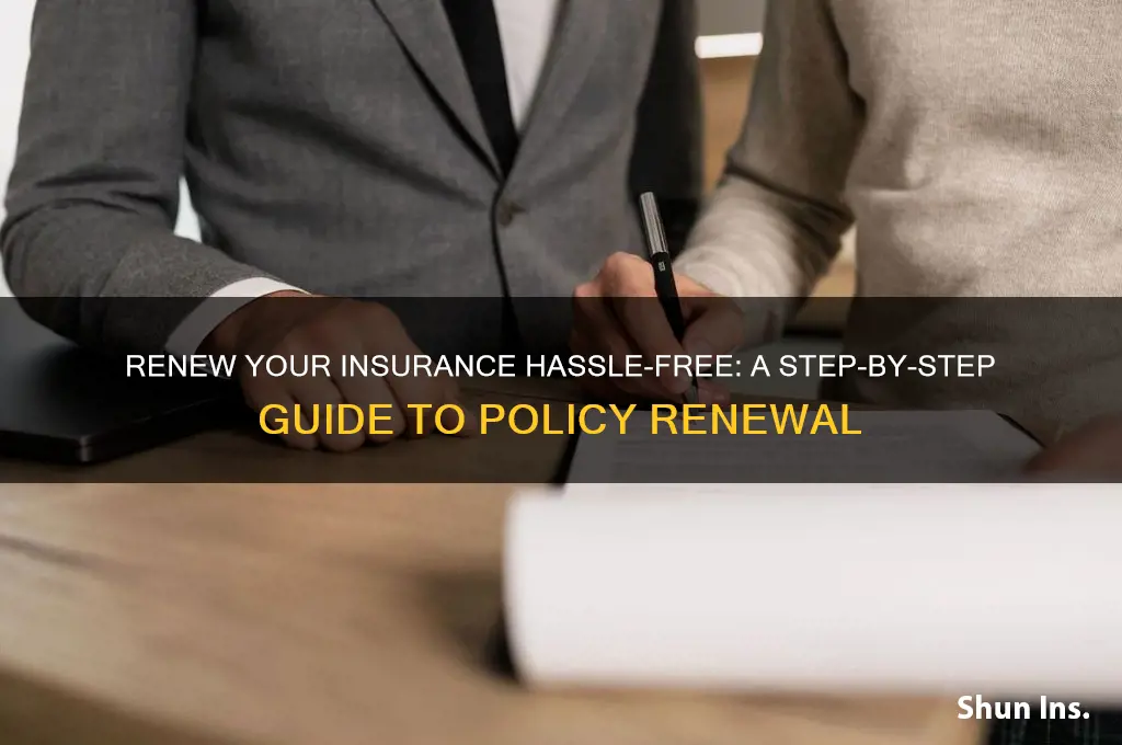 how do you renew your insurance