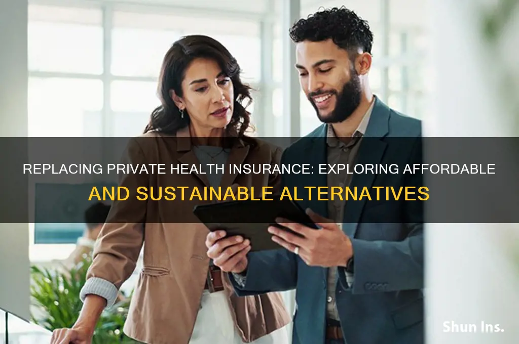 how do you replace private health insurance