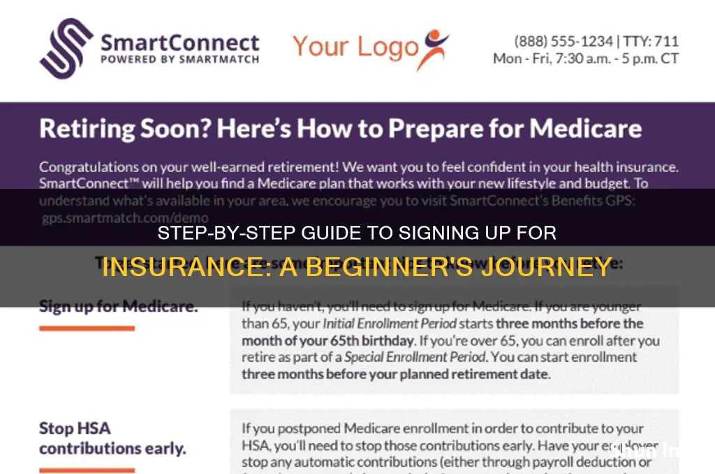 how do you sign up for insurance