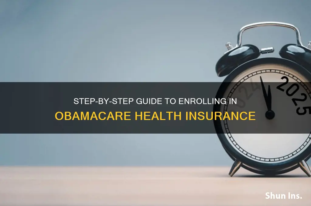 how do you sign up for obamacare insurance