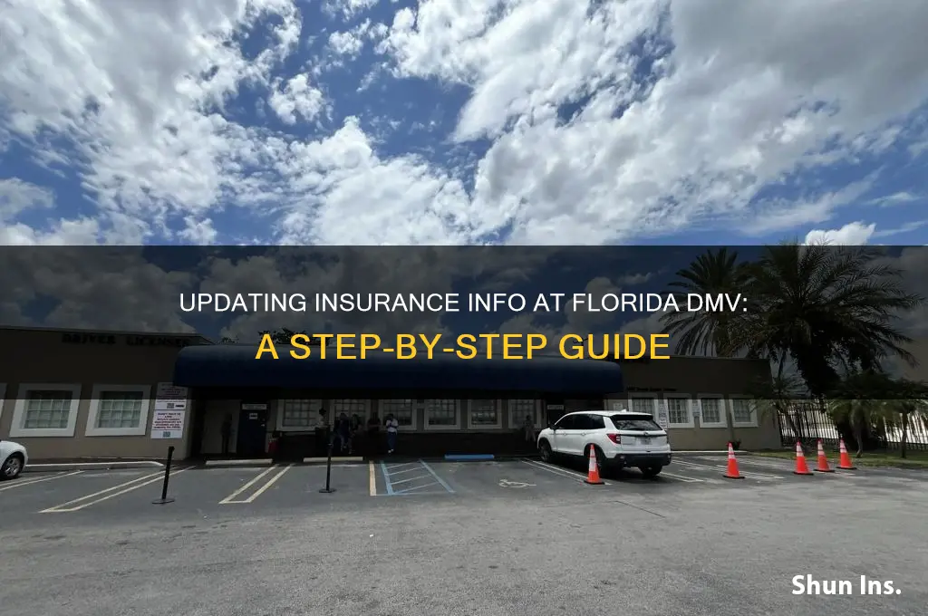 how do you update insurance information at the dmv fl