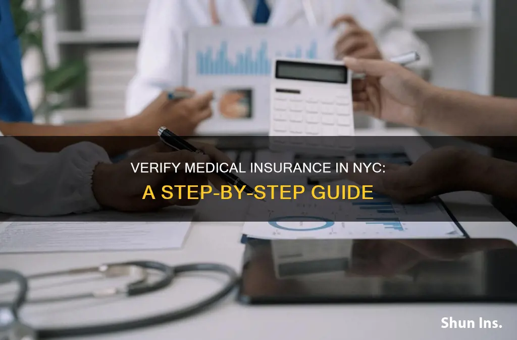 how do you verify medical insurance nyc
