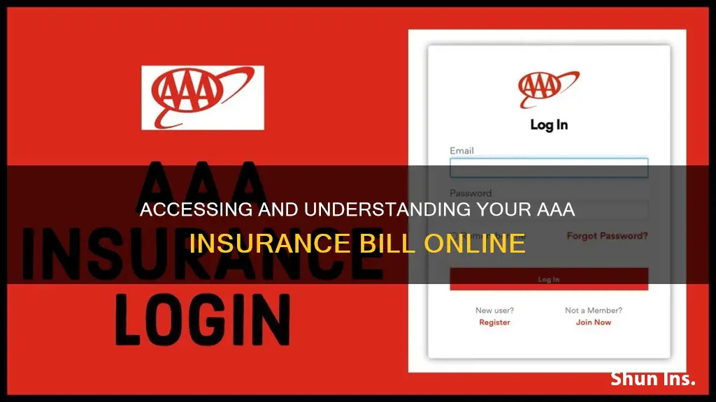 how do you view your bill on aaa insurance website