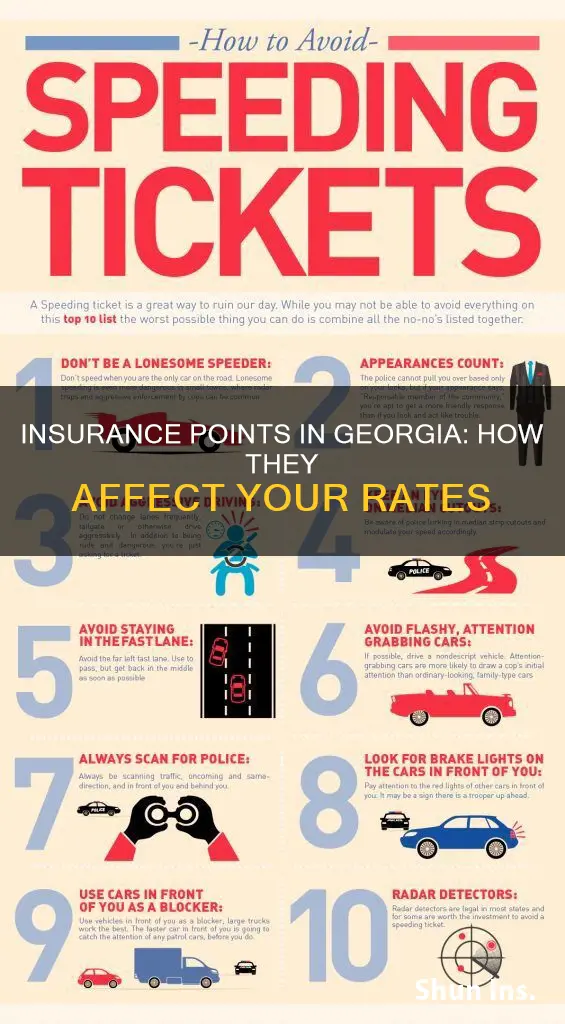 how does 2 point affect your insurance in Georgia