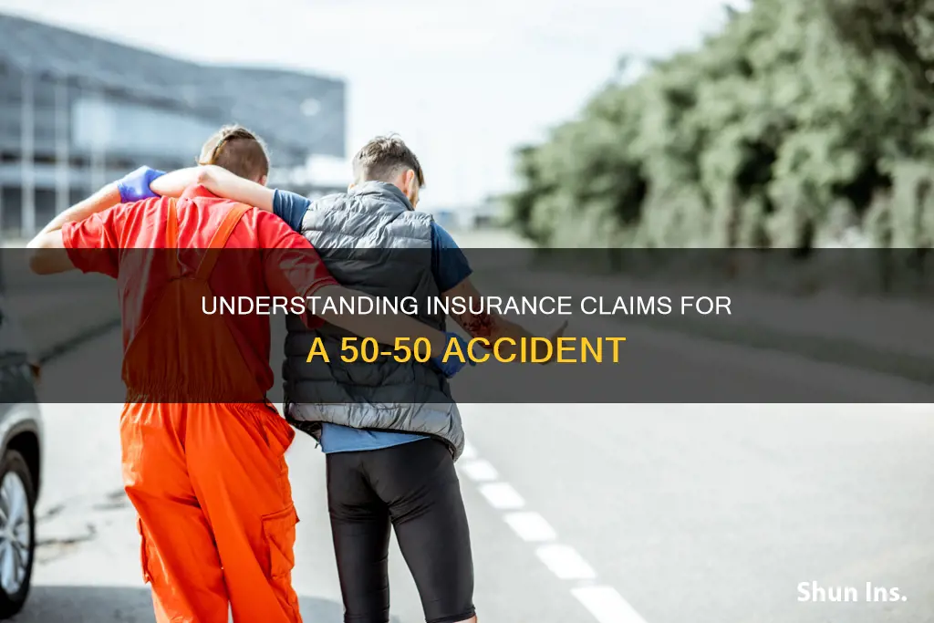 how does a 50 50 accident affect insurance
