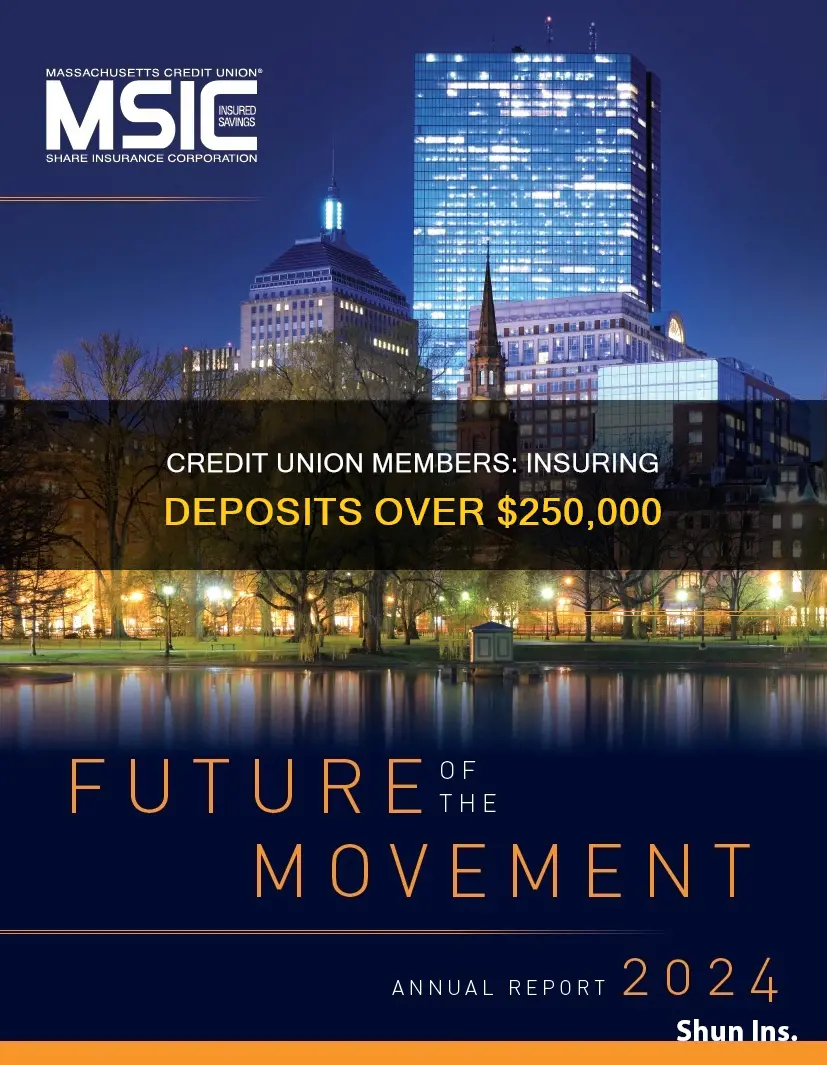 how does a credit union insure money exceeding 250 000