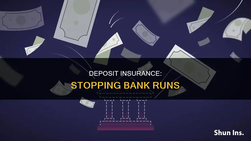 how does a deposit insurance stop the bank run cycle