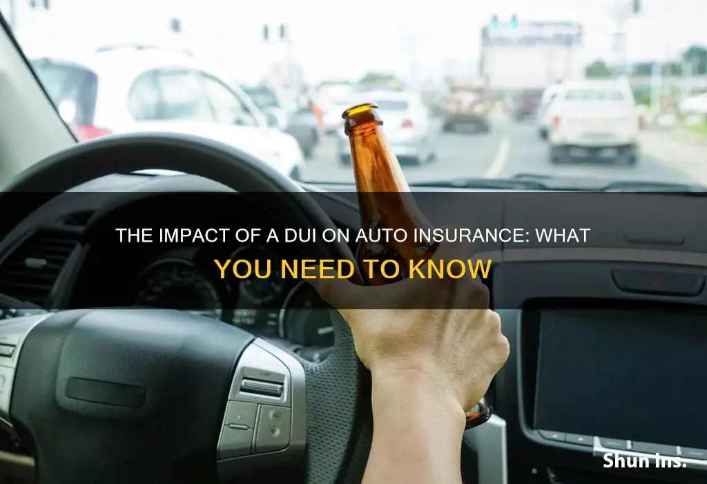 how does a dui affect your auto insurance