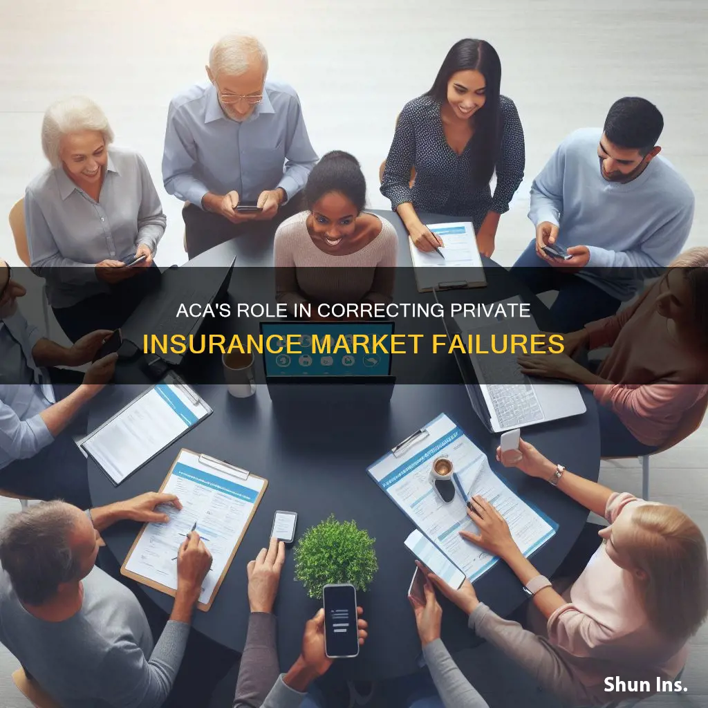 how does aca address market failure in private insurance market