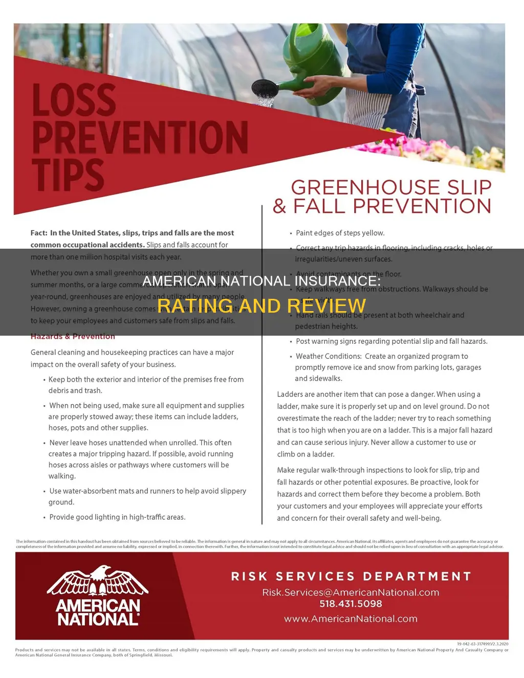how does american national insurance rate