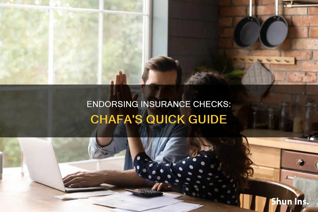 how does chafaendorse a insurance check