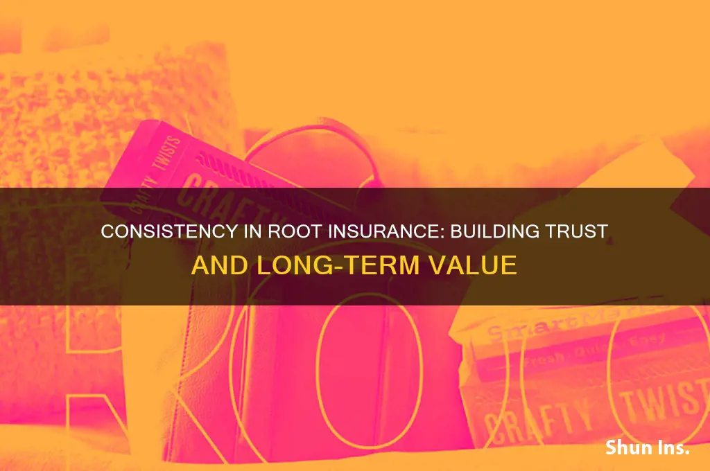 how does consistency matter on root insurance