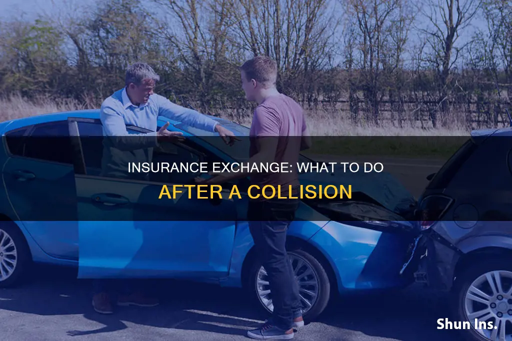 how does exchanging insurance go when in an accident