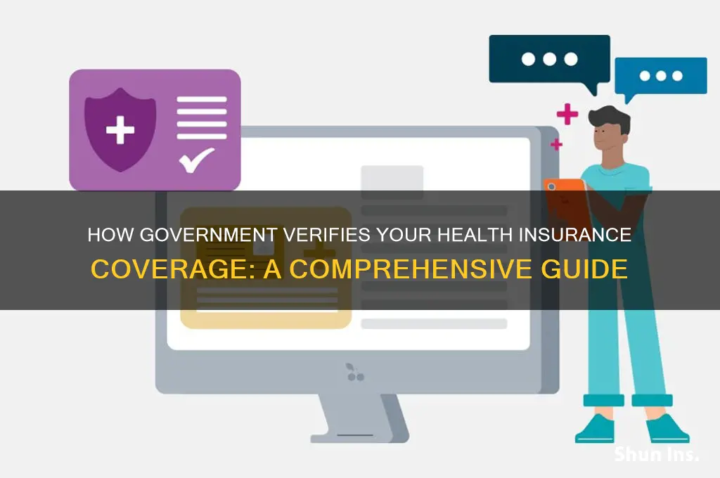 how does government check if you have health insurance