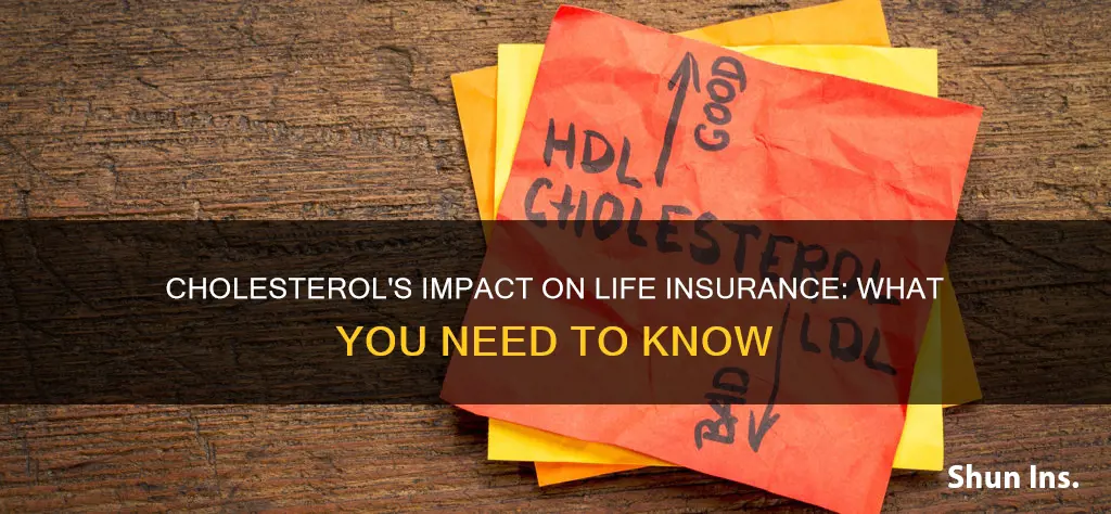 how does high cholesterol affect life insurance