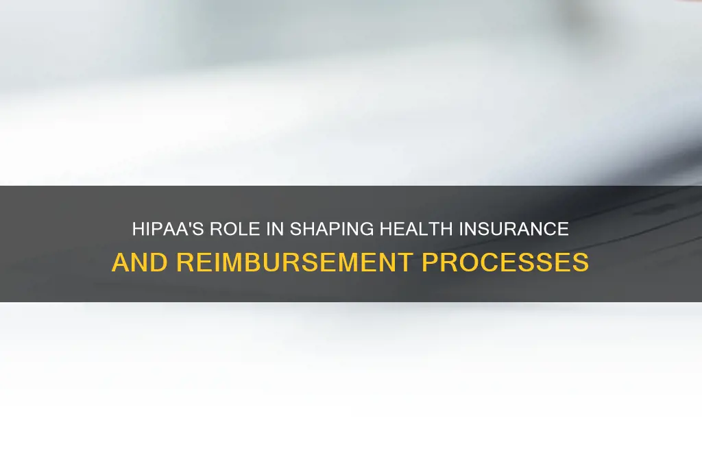 how does hipaa impact health insurance and reimbursement
