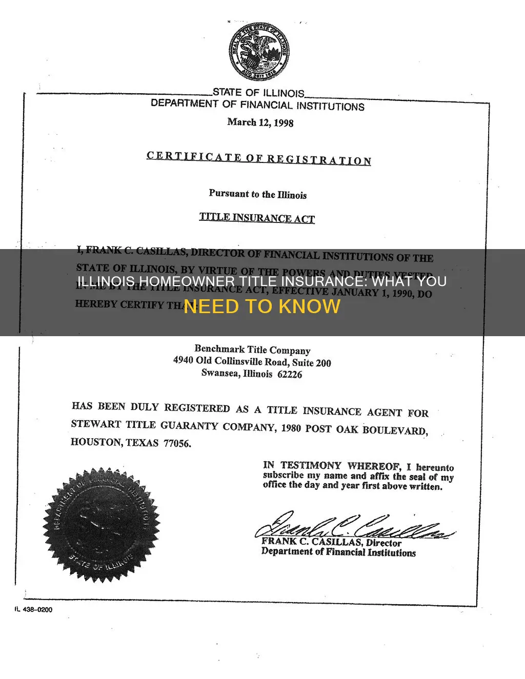 how does homeowner title insurance in Illinois