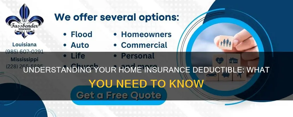 how does homeowners insurance deductible work