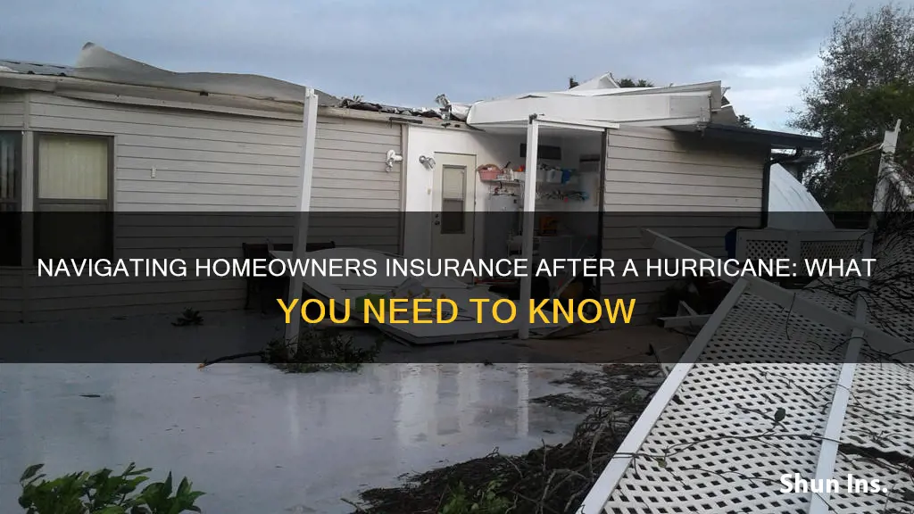 how does homeowners insurance work after hurricane
