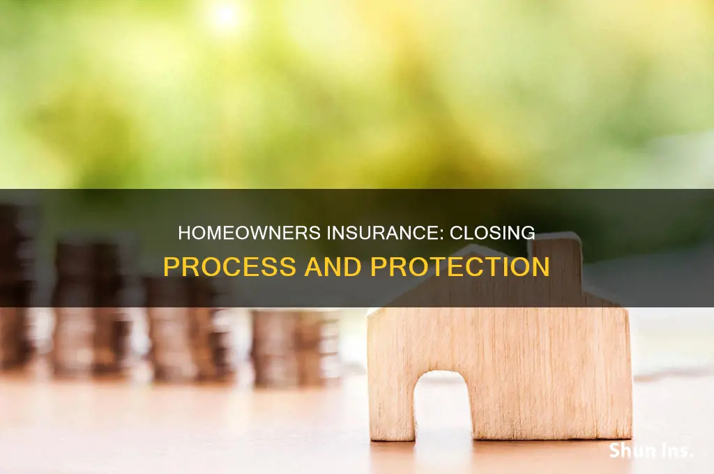 how does homeowners insurance work at closing