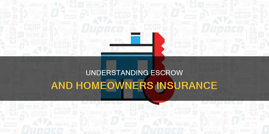 how does homeowners insurance work in escro