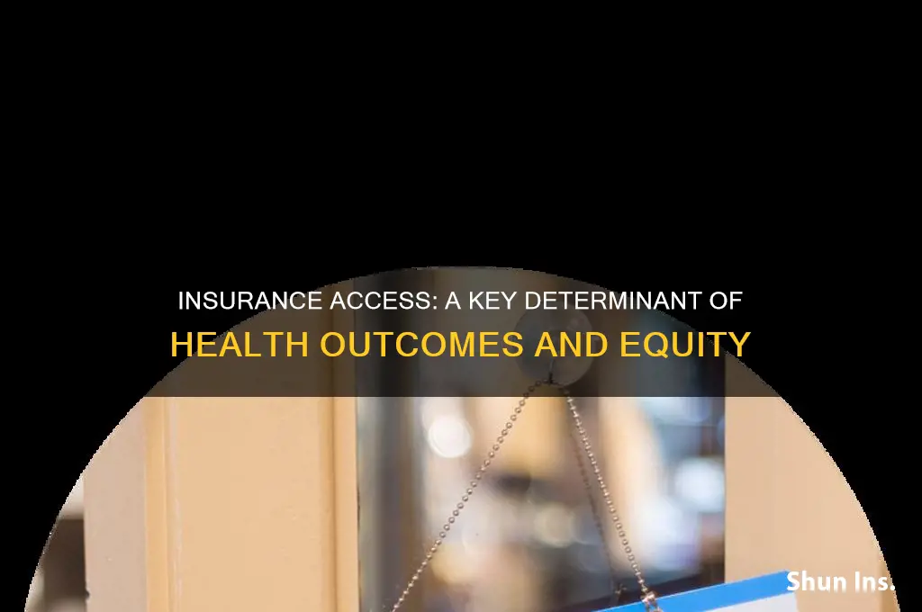 how does insurance access affect health