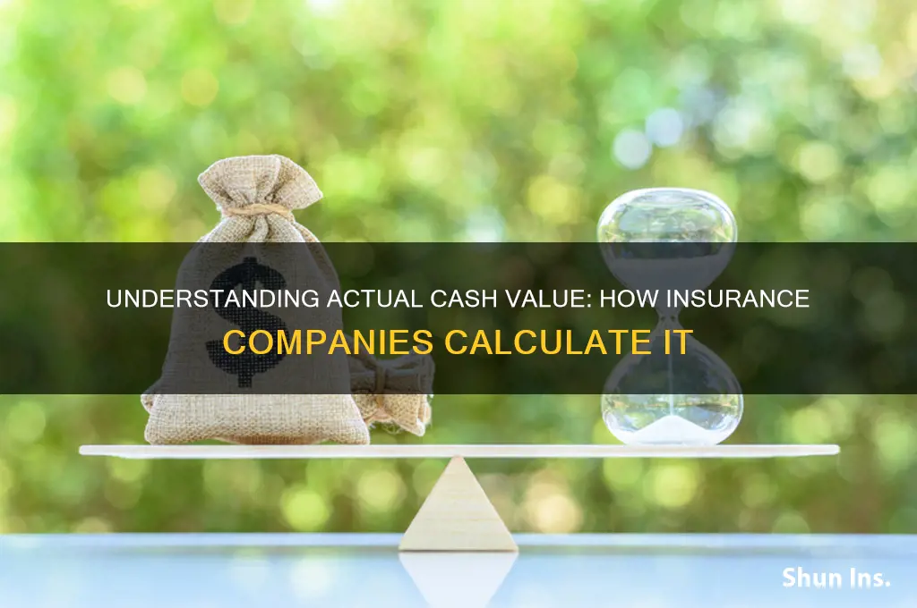 how does insurance calculate actual cash value