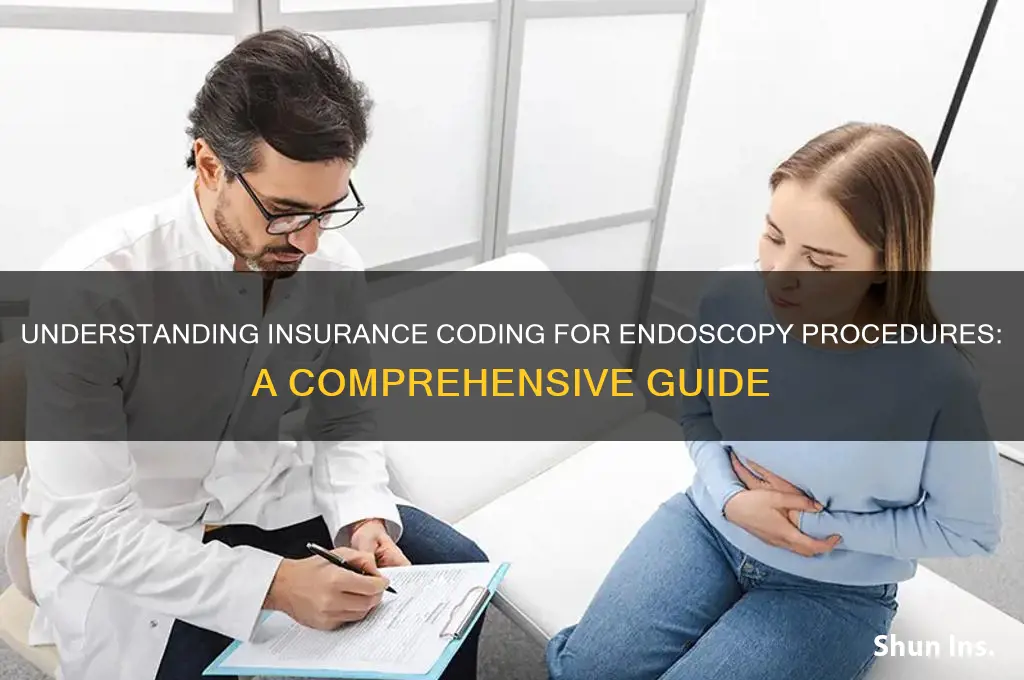 how does insurance code and endoscopy