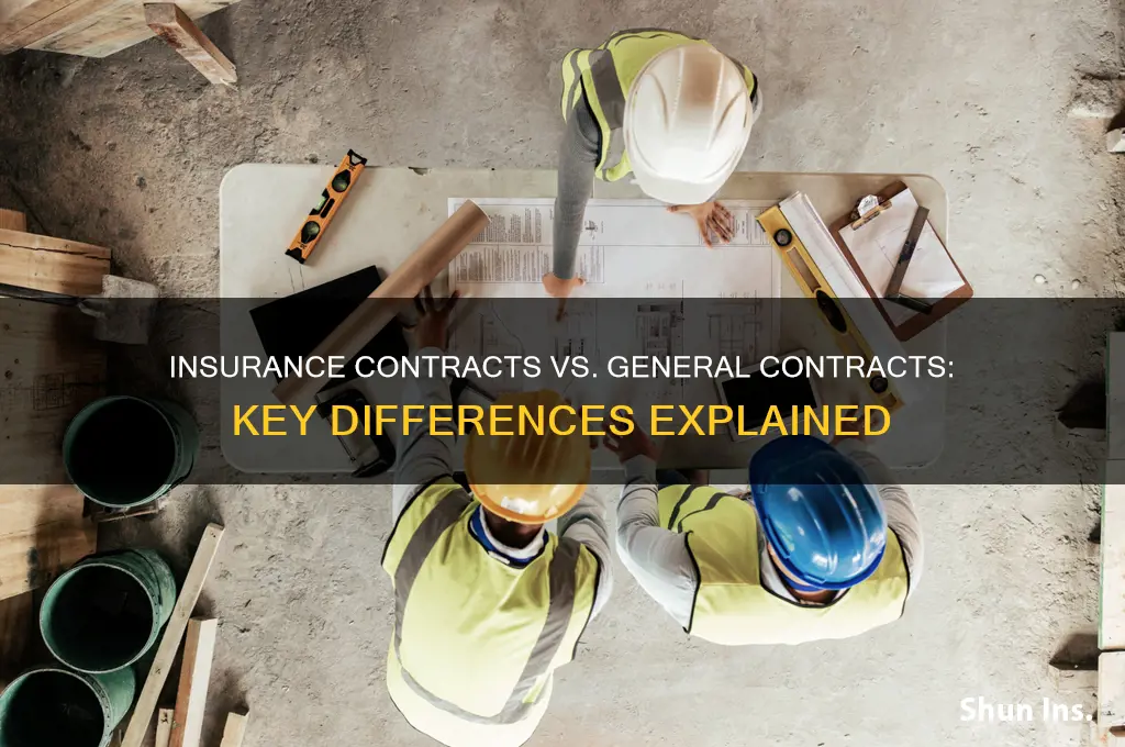 how does insurance contract differ from general contract