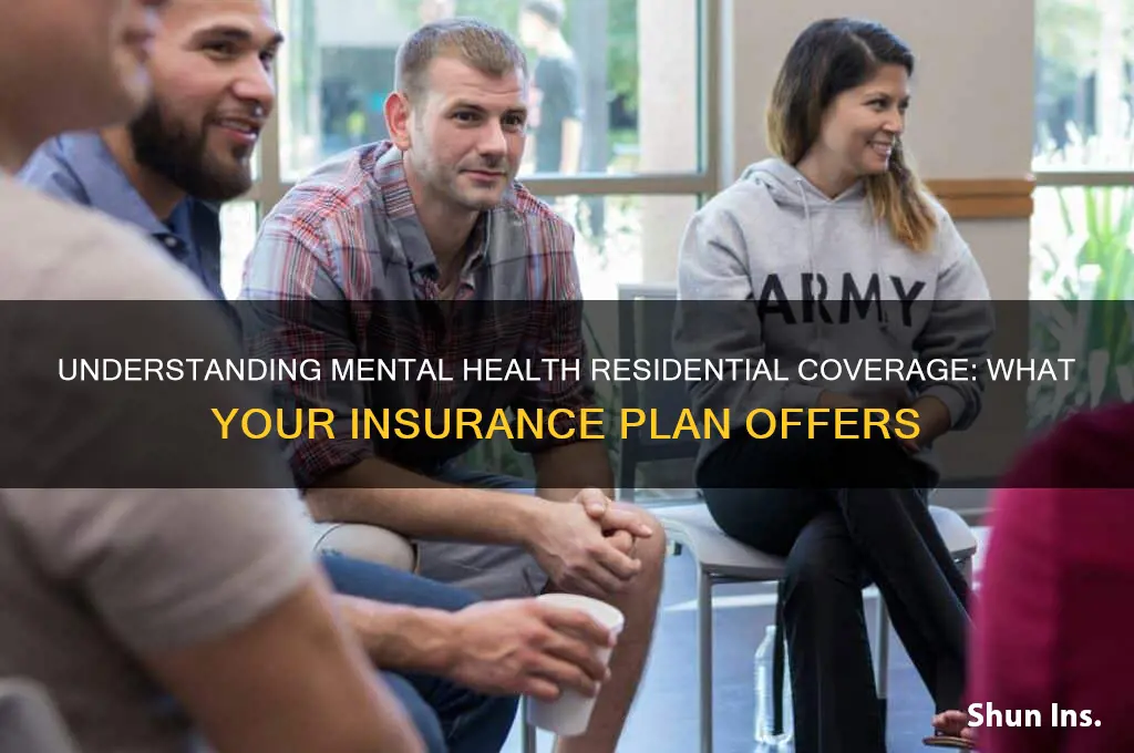 how does insurance cover mental health residential