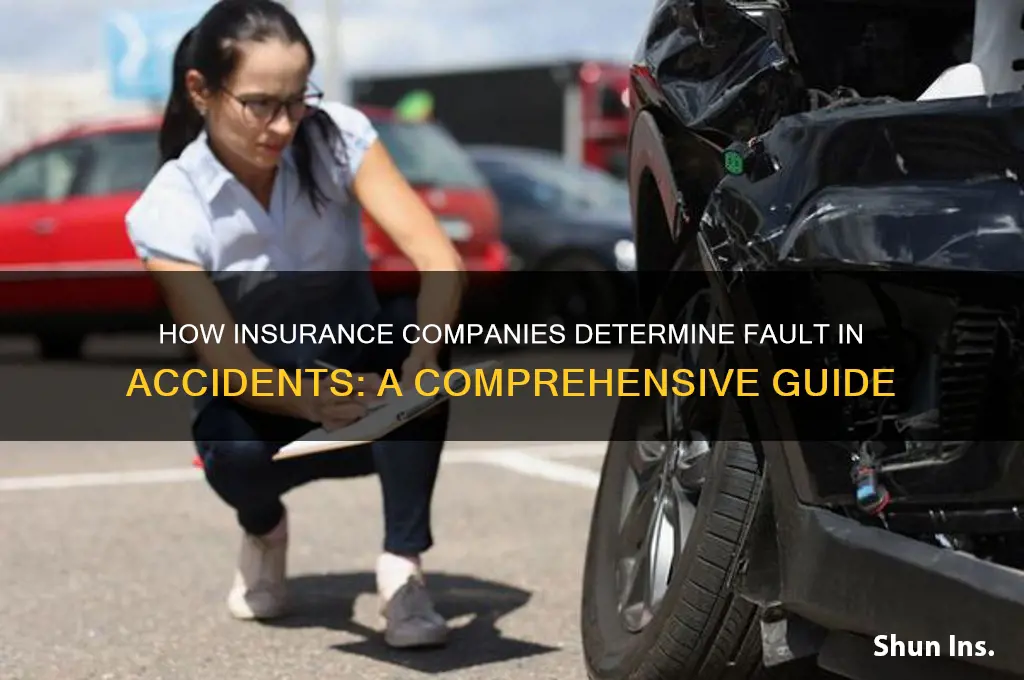 how does insurance determine fault