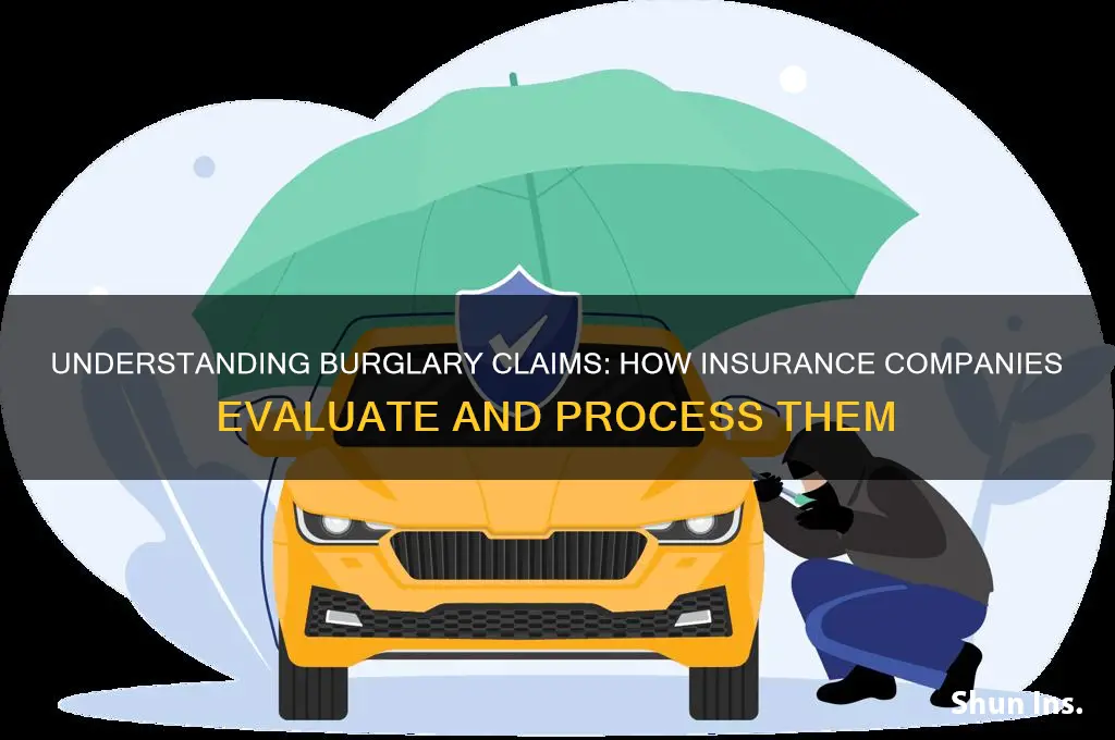 how does insurance evaluate burglury