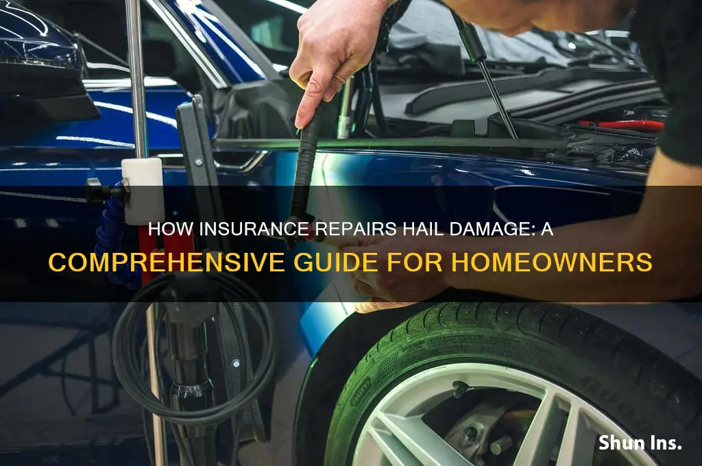 how does insurance fix hail damage
