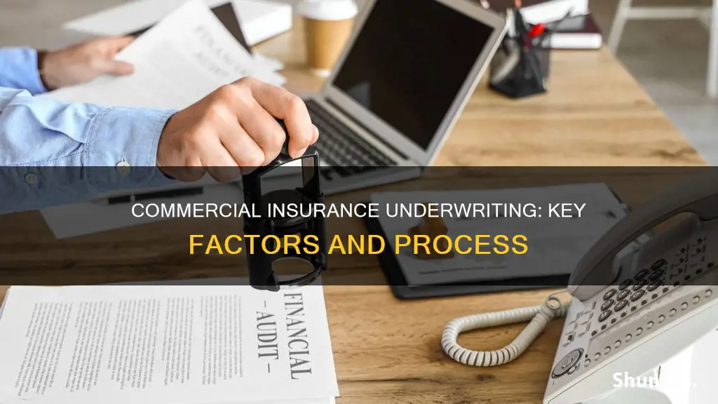 how does insurance industry underwrite commercial accounts