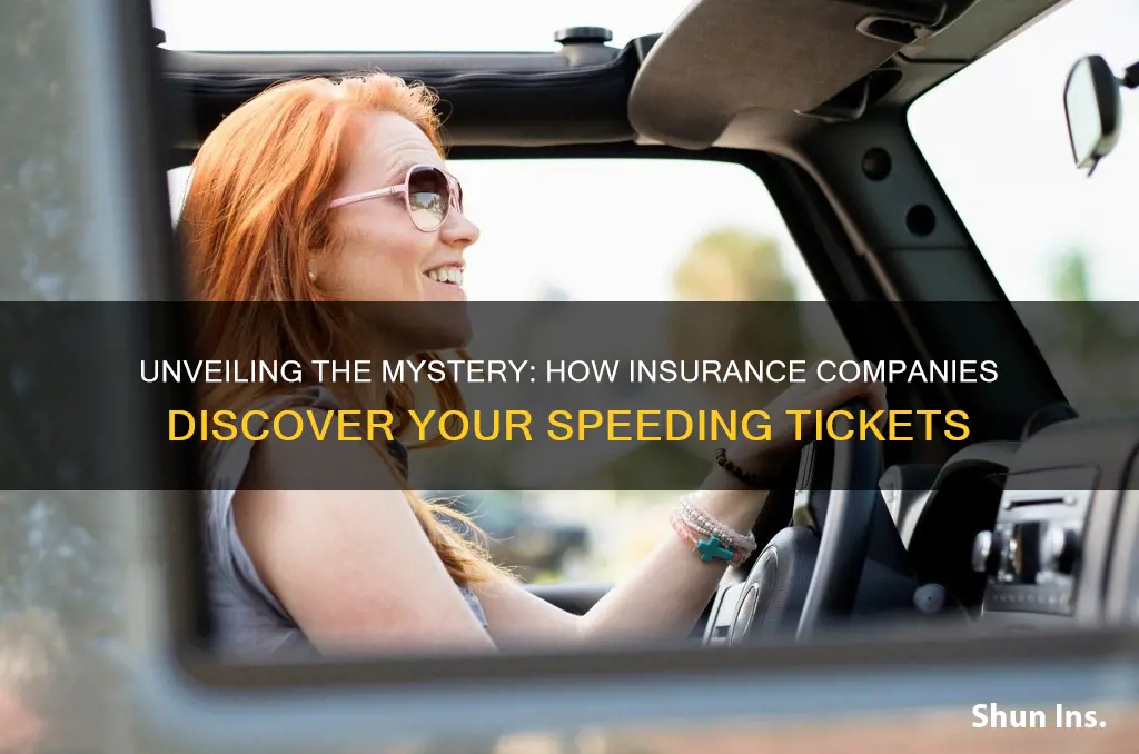 how does insurance know about speeding tickets