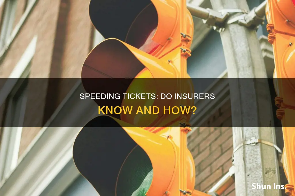 how does insurance know about speeding tickets