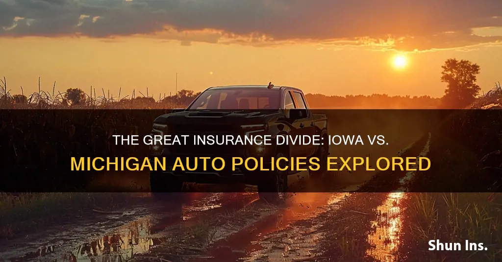 how does iowa auto insurance compare to michigan