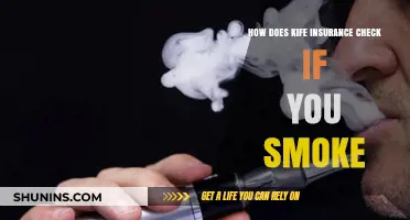 Life Insurance: Detecting Smokers with Tests